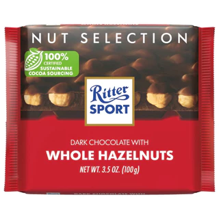 Ritter Sportริตเตอร์ สปอร์ต 100 กรัม(g.) Nut Serie ริตเตอร์ สปอร์ต รุ่นมีถั่วผสม
