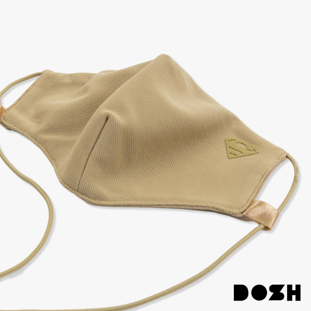DOSH FACE MASK BASIC LOGO SUPERMAN หน้ากากผ้าผู้ใหญ่ FSMM5003-KK