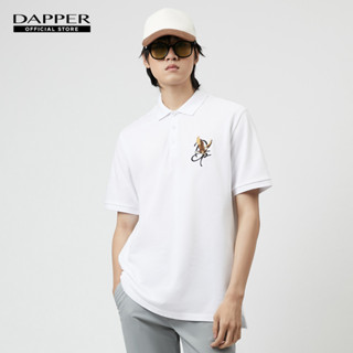 DAPPER เสื้อโปโล DP Eagle Polo Shirt สีขาว (KPBW1/677RS)