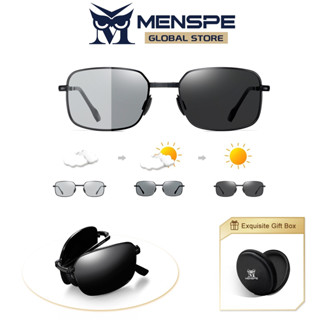 [MENSPE] แว่นตากันแดดเลนส์โพลาไรซ์ ป้องกันรังสียูวี แบบพับได้ เหมาะสําหรับทั้งผู้ชายและผู้หญิง