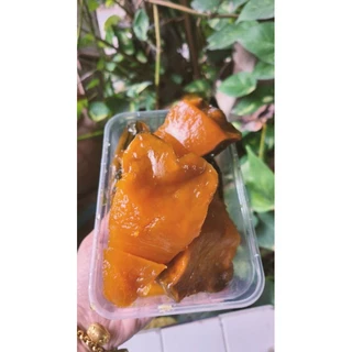 ฟักทองเชื่อมน้ำตาลโตนดหนึบหนับหวานน้อยอร่อยหอมหวานแบบโบราณ