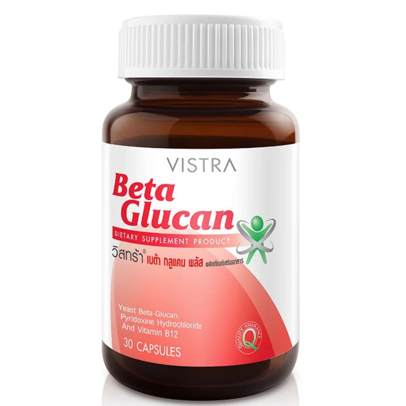 VISTRA Beta Glucan - วิสทร้า เบต้า กลูแคน พลัส (30 เม็ด)