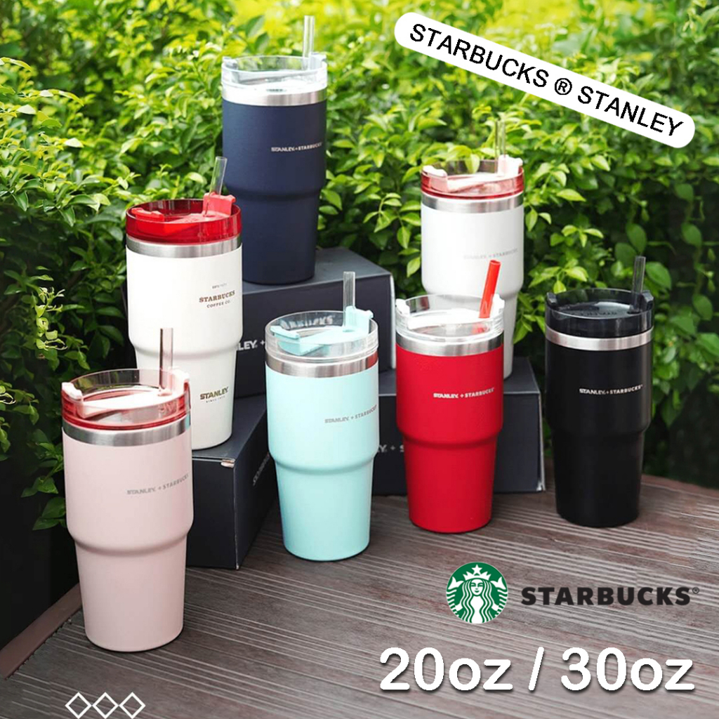 แก้วน้ำ กระติกน้ำ 20oz/600ml 30oz/900ml สแตนเลส304 แถมหลอด เก็บร้อน-เย็น พร้อมฝา STAR Tumbler Snowman