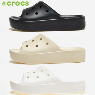 🇰🇷CROCS  CLASSIC PLATFORM SLIDE  CRS208180 รองเท้าแตะผู้หญิง รองเท้าผู้หญิง -พรีออเดอร์ - preorderoppa