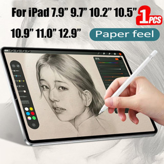 Like Paper ตัวป้องกันหน้าจอ ฟิล์ม Matte PET จิตรกรรม เขียน For Apple iPad 7/8/9 10.2 Air 4/5 10.9 mini6 pro 11 air3 10.5