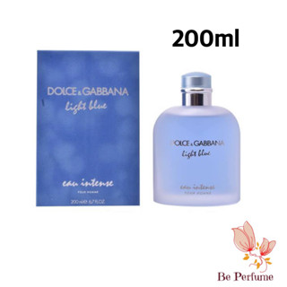 (INTENSE) น้ำหอมแท้100% DOLCE &amp; GABBANA  Light Blue Pour Homme Eau Intense Edp  200 มล.