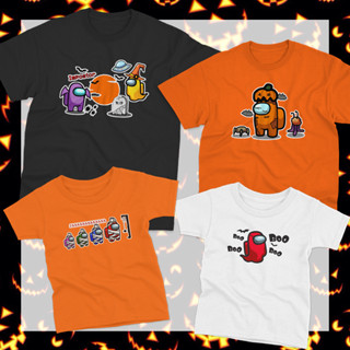 เสื้อผู้ใหญ่ among us set halloween cotton adult ผ้าอย่างนุ่ม