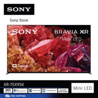 XR-75X95K (75 นิ้ว) | BRAVIA XR + FREE HT-G700 | Mini LED | 4K Ultra HD | HDR | สมาร์ททีวี (Google TV)  Sony TV XR-75X95K/HT-G700