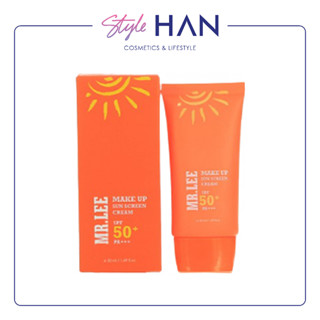 MR.LEE Make Up Sun Screen Cream SPF50 PA+++ ครีมกันแดดกันน้ำ ปกป้องผิวจากแสงแดด 50 เท่า