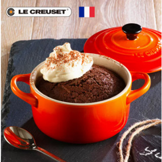 Le Creuset หม้อตุ๋นหม้อขนาดเล็ก ที่มีฝาหม้อซุปอบเตาอบของหวานหม้อหม้อตุ๋น