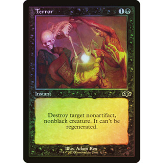 [MTG] Terror (Retro Frame) [DMR] [BLACK] [COMMON] [FOIL] [ENG] (การ์ดเมจิค / Magic the Gathering)