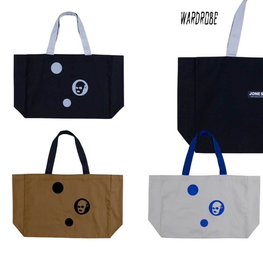 กระเป๋าผ้า แบรนด์Jone500 Canvas Natural Tote Bag มีทั้งหมด3สี