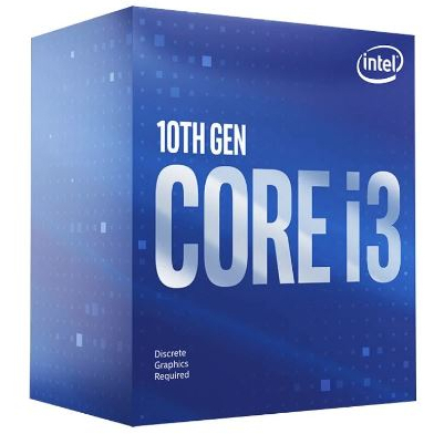 Intel CPU Core i3-10100F 3.6 GHz 4C/8T LGA-1200