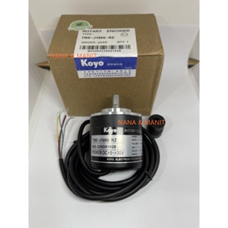 TRD-J1000-RZ  ENCODER 1000P/R แกน 8mm ขนาดตัว 50mm  ไฟ 5-30VDC, Push – Pull