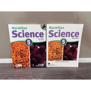 Science MacMillan Grade 5 หนังสือแบบเรียนและแบบฝึกหัด หนังสือใหม่ ไม่มีตำหนิ