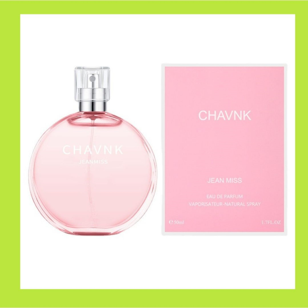 น้ำหอม JEAN MISS น้ำหอมผู้หญิง CHAVNK 50ml หอมหวานละมุน หอมคุณหนู หอมธรรมชาติ หอมสดชื่น