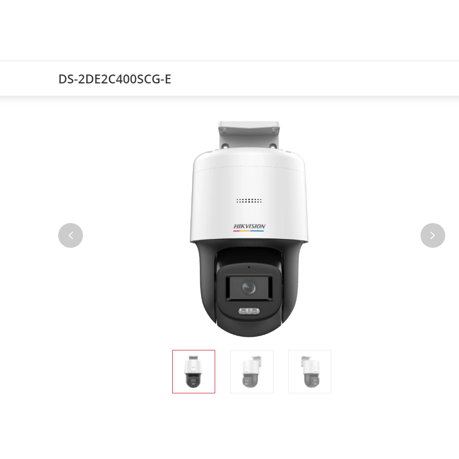 กล้องวงจรปิด IP Hikvision DS-2DE2C400SCG-E / DS-2DE2C400SCG-E (กล้อง IP POE 4MP/2MP หมุนได้ โต้ตอบได