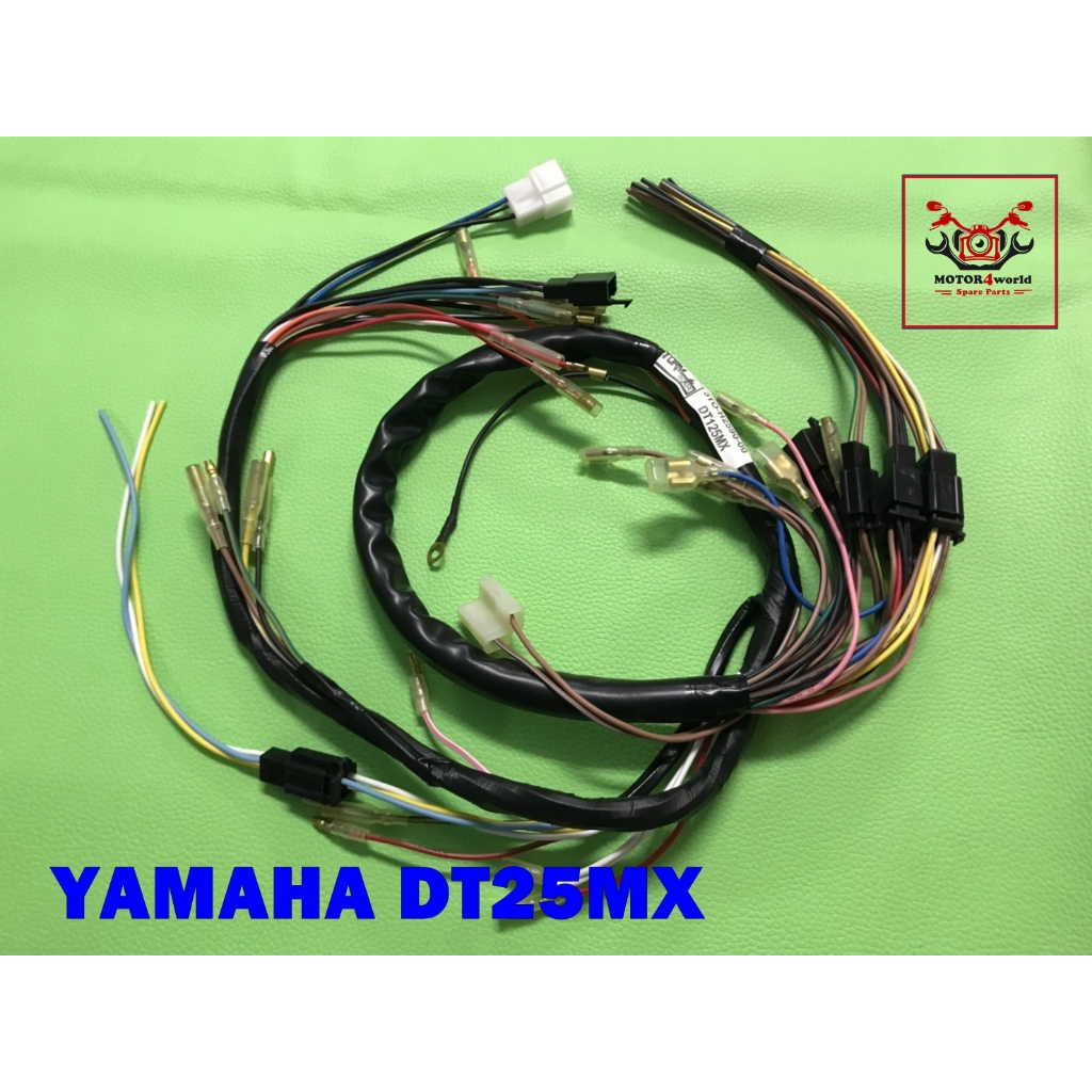 YAMAHA DT125MX -- WIRE WIRING SET HARNESS  // ชุดสายไฟ สายไฟทั้งระบบ สายไฟเมนหลัก