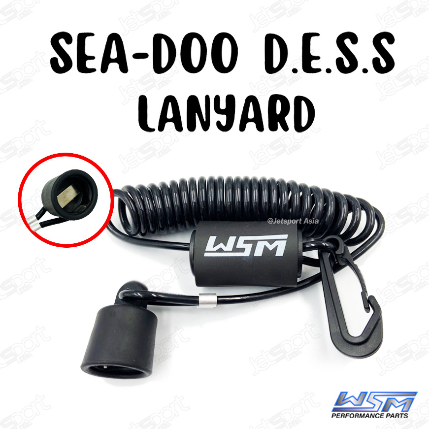 กุญแจแบบมีชิป WSM ของแท้ 💯% SEA-DOO DESS LANYARD (All Dess Models 1996-2015)