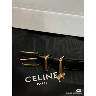 *พร้อมส่ง*เข็มขัด Celine ตัวใหม่ สีดำ งานปั๊ม สวยมาก อปก.ครบ