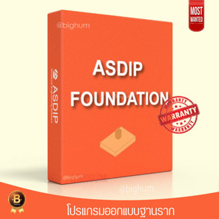 ASDIP FOUNDATION  V.4 2023 โปรแกรมออกแบบฐานราก