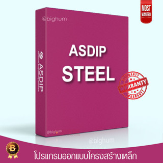 ASDIP Structural Steel | Full | โปรแกรมออกแบบ โครงสร้างเหล็ก