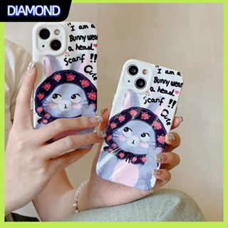 💲คูปองเคลม💲เคสไอโ case for iphone 11 12 ลูกแมวสวมหมวก เคส 14 13 12 11 pro max การป้องกันอย่างเต็มที่ ป้องกันการตก