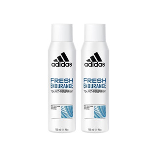 Adidas Fresh Endurance For Female Body Spray อาดิดาส เฟรช เอนดูแรนซ์ สเปรย์ระงับกลิ่นกาย ผู้หญิง 150ml.(แพคคู่)