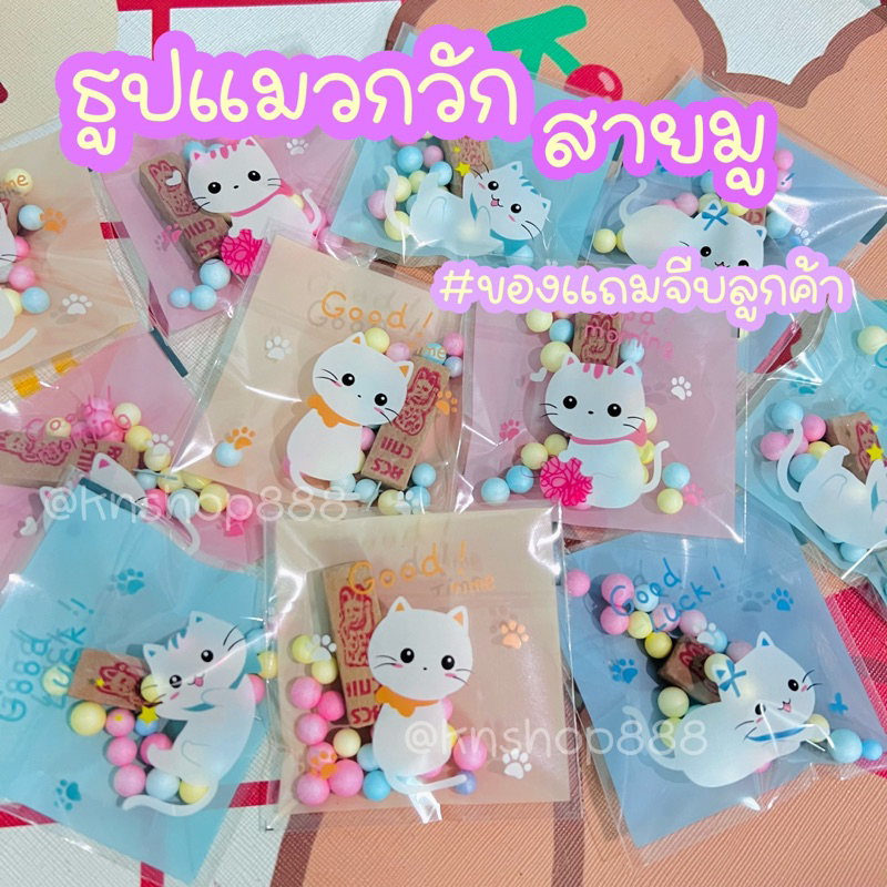 ธูปแมวกวัก ของเเถมจีบลูกค้า ราคาส่ง 100ชิ้นเเถม5ชิ้น