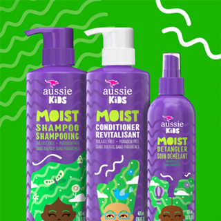 สูตรใหม่! Aussie Kids Curly เเละ Aussie Kids Moist Sulfate free แชมพูสำหรับเด็ก