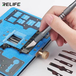 RELIFE RL-101B ใบมีด เหมาะสำหรับซ่อม/ถอดกาว IC ฟีด CPU ซีรีส์ A8–A12 และอุปกรณ์อิเล็กทรอนิกส์อื่น