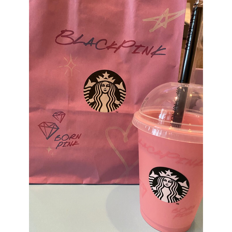 Starbucks Reuseable Cold Cup Blackpink and other