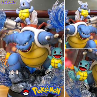 ฟิกเกอร์ EGG Studio Pokemon Evolution of Zenigame Squirtle พ็อกเก็ตมอนสเตอร์ โปเกมอน เซนิกาเมะ คาเมล คาเม็กซ์ Resin LED