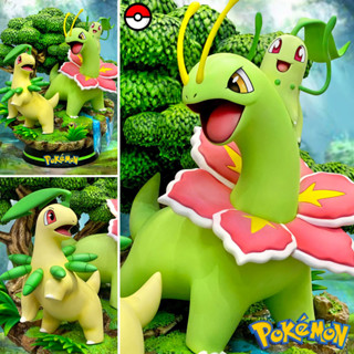 ฟิกเกอร์ EGG Studio Pokemon Evolution Meganium Bayleef Chikorita โปเกมอน เมแกนเนียม เมกาเนียม เบย์ลีฟ จิโคริตา Resin LED