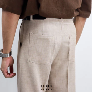 IBB CASSIUS SLACKS กางเกงสแล็คเอวสูงขากระบอกตรง