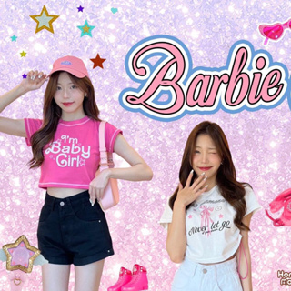 พร้อมส่ง💯 Barbie colletion รวมเสื้อครอปบาร์บี้ บาร์บี้เกิร์ล