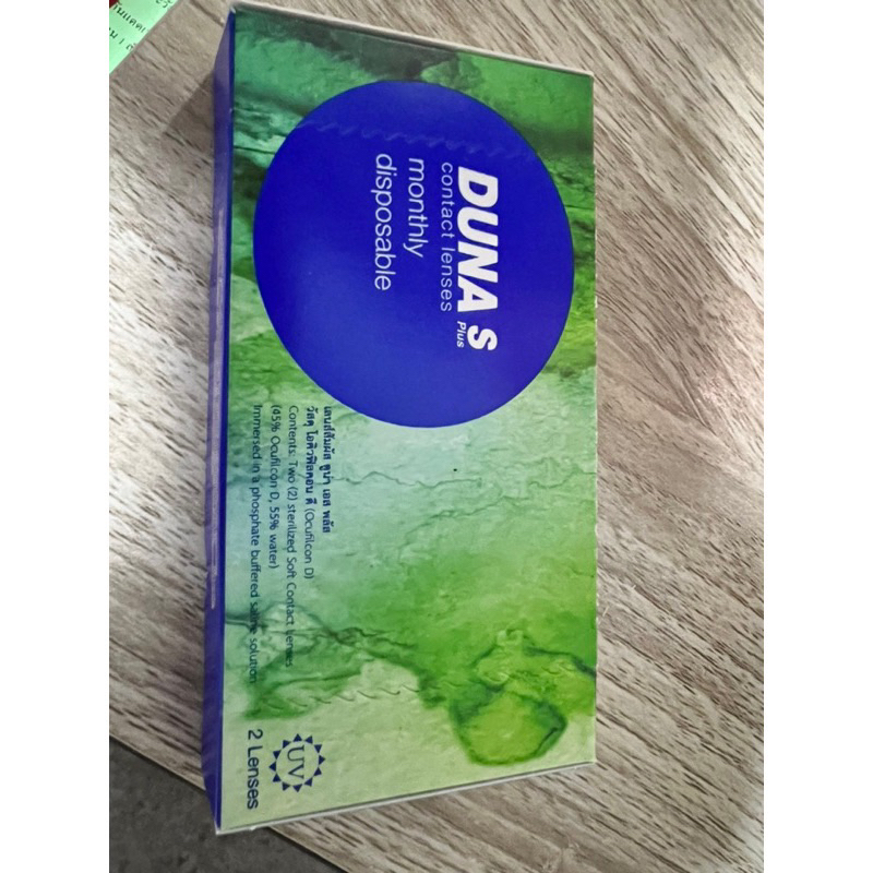 DUNA(ดูน่า) คอนแทคเลนส์รายเดือน รุ่น S Plus  -3.75 Exp. 28/02/2029