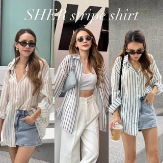 JARIN | SHER Stripe Shirt  เสื้อเชิ้ตของตัวแม่