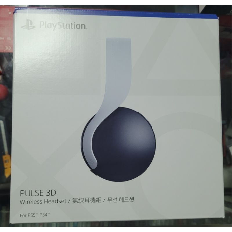 (มือสอง) มือ2 หูฟังแท้ ps5 : Pulse 3D สีขาว สภาพดีมาก ใช้งานได้ปกติ ครบกล่อง #Ps5 #game #playstation4