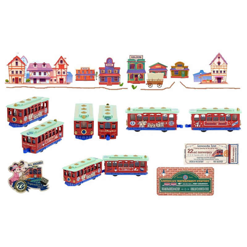 🏰TDR:  Tomica "DisneySea Electric Railway" celebrate the 22nd anniversary of Tokyo DisneySea - Sep.4