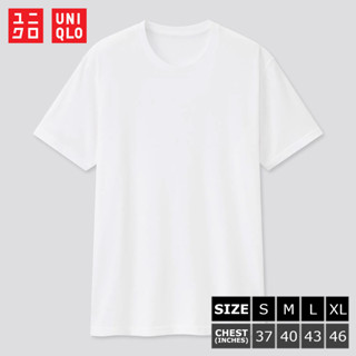 เสื้อยืดแขนสั้น Uniqlo Dry Color - 00 White