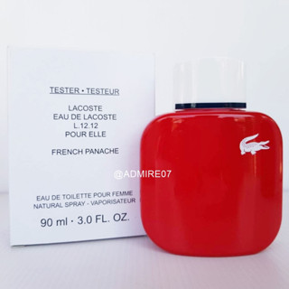 ส่งฟรี Lacoste L.12.12 Pour Elle French Panache EDT 100ml กล่องเทส  น้ำหอมผู้หญิงที่หรูหราและสนุกสนาน AUG01