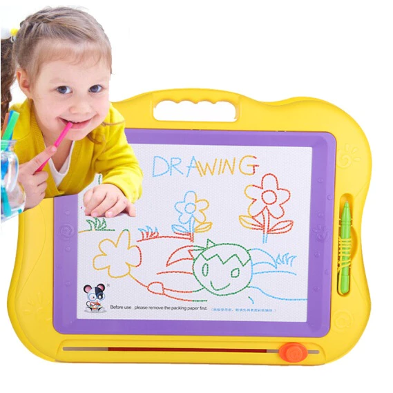 กระดานแม่เหล็กจัมโบ้ เขียนลบได้ 4 สี Colour Magnetic Draw Board