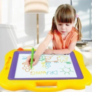 กระดานแม่เหล็กจัมโบ้ เขียนลบได้ 4 สี Colour Magnetic Draw Board