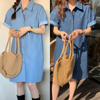 conycolours | Nano Jean shirt Dress 🫐