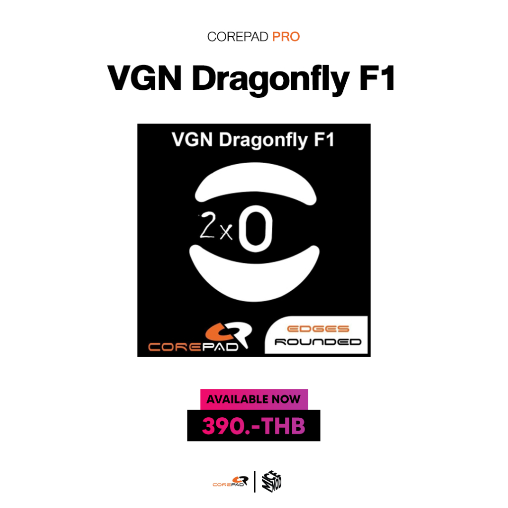 เมาส์ฟีท Corepad ของ VGN Dragonfly F1 / F1 MOBA [Mouse Feet]