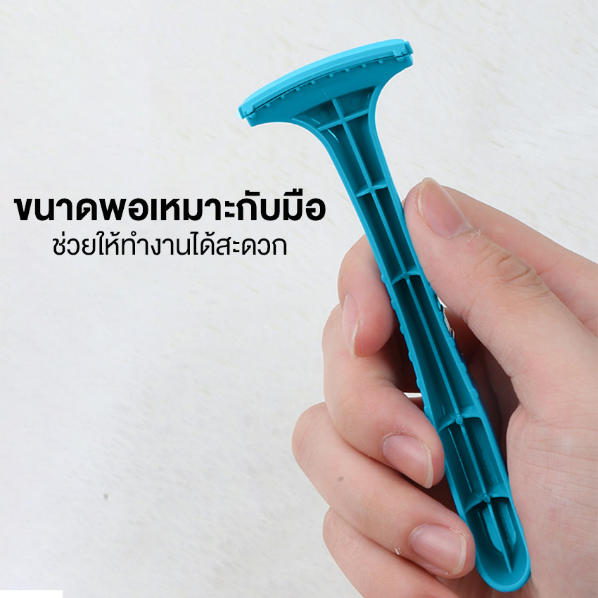 Systano (ส่งจากไทย) ที่ขูดส้นเท้า แตก ที่ขูดหนังเท้า ด้ามพลาสติก มีใบมีดในตัว No.Y1605 - รูปที่ 3