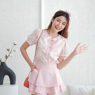 01-280 Lily Rose Pink Blouse - 5 ไซส์