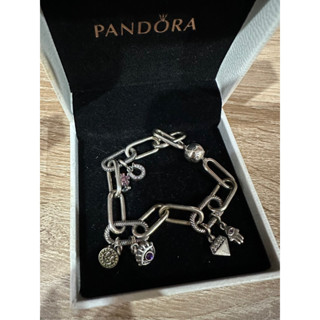 (used like new) Pandora ME size 17 พร้อมชาร์ม 6 ชิ้น