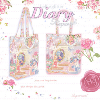 Diary’s Rapunzel totebag👩🏻‍🎨🎨🎀 by helloxglitter ⭐️